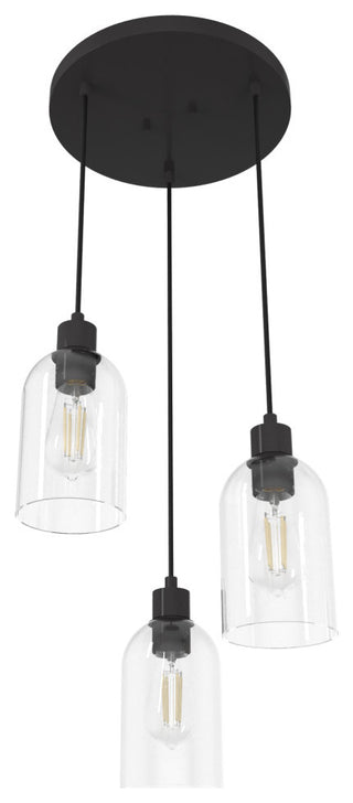 Hunter Lochemeade Noble Bronze 3 Light Cluster Ceiling Light Fixture