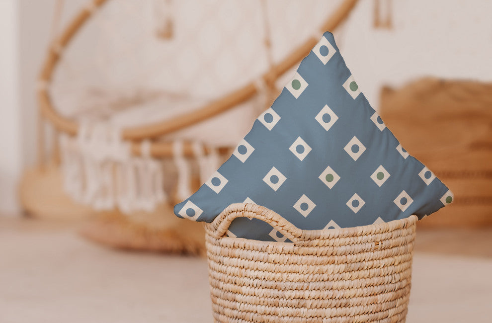 20x20" Ahoy! Nautical Decorative Indoor Pillow, Sage