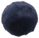 4.5" Navy Blue Faux Fur Ball Christmas Ornament Decoration