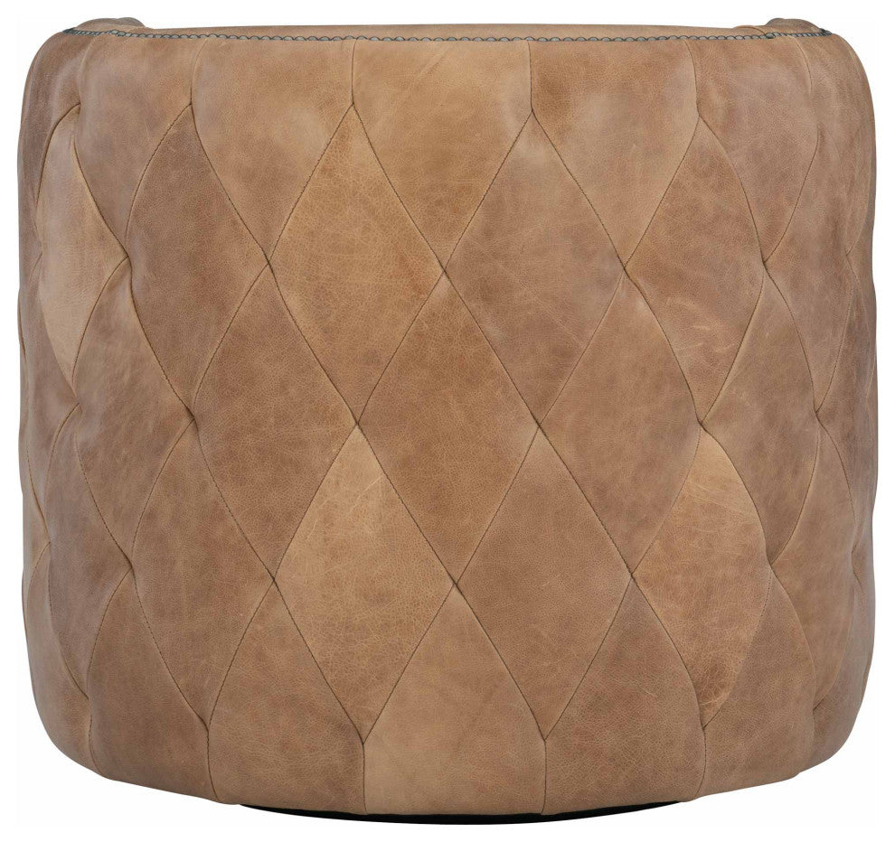 Bernhardt Palazzo Leather Swivel Chair