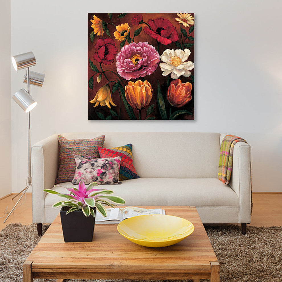 "Abundance I" by Brian Francis, Canvas Print, 18"x18"