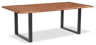 Athea Butterfly Dark live Edge Dining Table - 84"