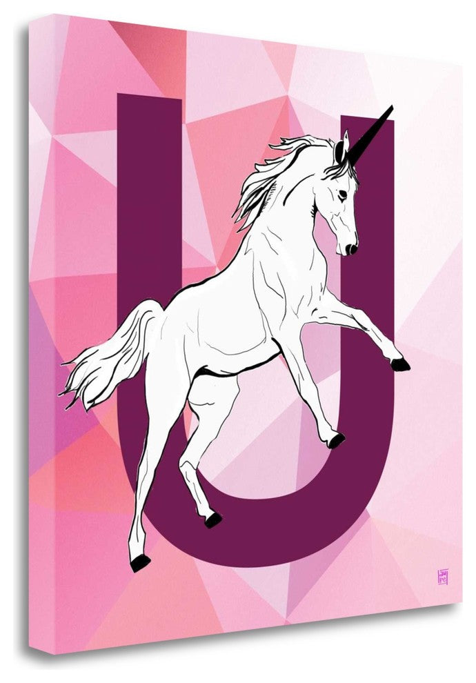 "U" By Aubree Perrenoud, Giclee Print on Gallery Wrap Canvas, Ready to Hang