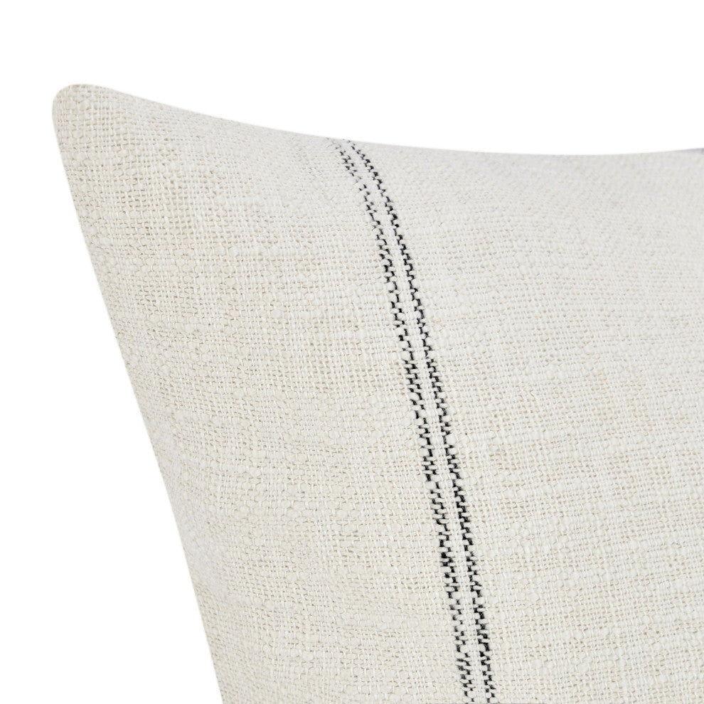 Ria cotton Fabric Throw Pillow by Kosas Home, 22x22