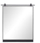 Chico Small Mirror-Antiqued Iron