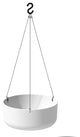 Pure Series Hanging Kona Bowl 14" Planter, White, 1 Pack