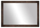 Meade Framed Wall Mirror, Ebony Bronze, 28"x60"