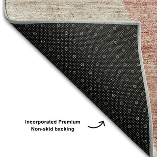 Premium Machine Washable Mayfield AMF665 Blush 5' x 7'6" Rug