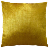 Plutus Lumiere Bronze Handmade Throw Pillow, (18" x 18")