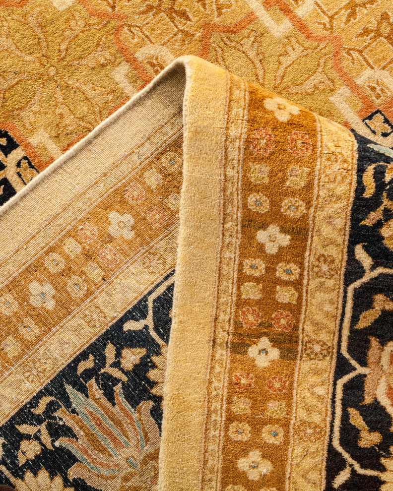 Camila, One-of-a-Kind Hand-Knotted Area Rug Ivory, 9'1"x11'10"