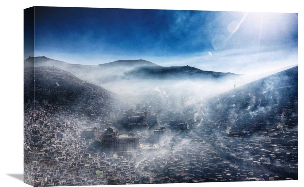 "Good Morning, Loose" Stretched Canvas Giclee by Markxing, 22x15"