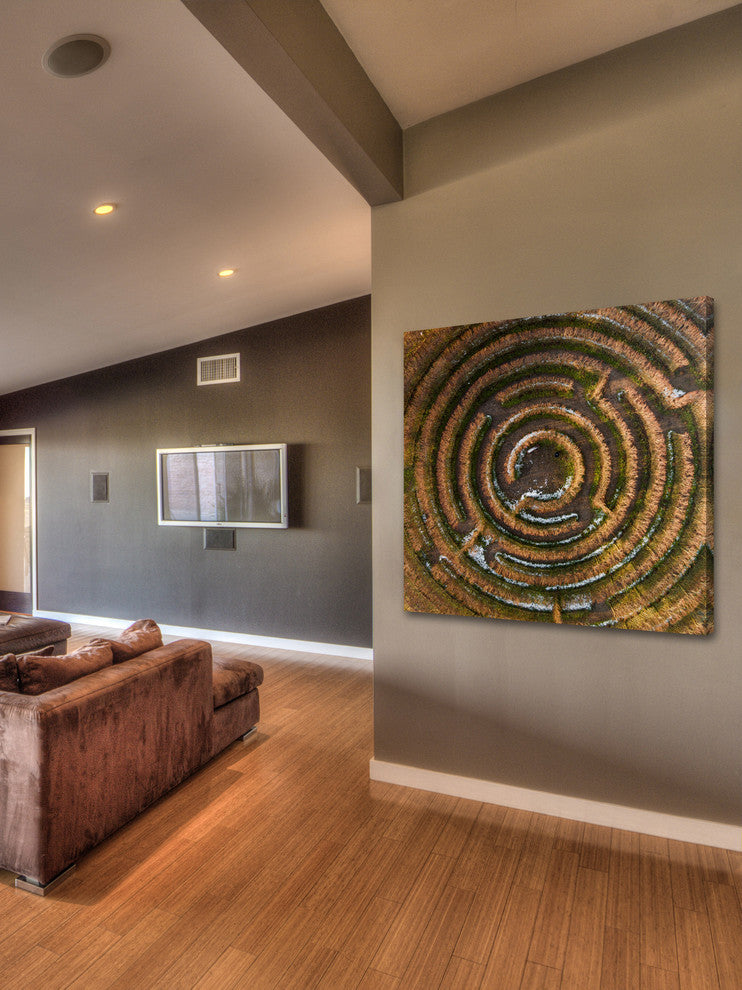 "Crop Circle" Print on Canvas by Karolis Janulis