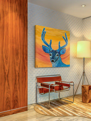 "Ace" Painting Print on Wrapped Canvas, 48"x48"