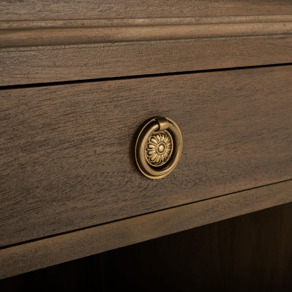 Safavieh Couture Lisabet 1 Drawer Wood Nightstand, Brown