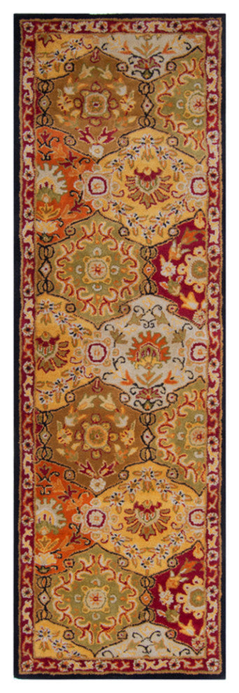 Surya Caesar CAE-1032 Traditional Area Rug, Camel, 3' x 12' Runner