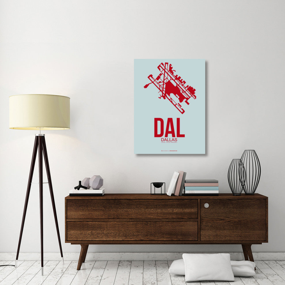 "DAL Dallas Poster 3" Fine Art Print