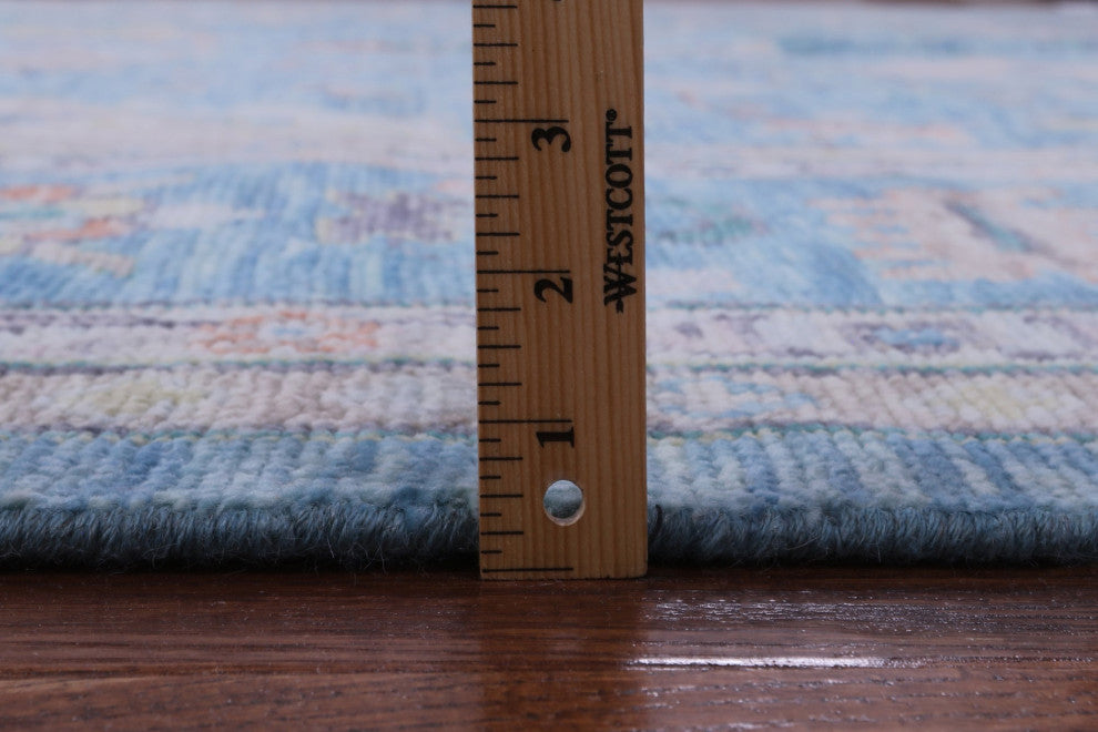 10' 3" X 14' 2" Turkish Oushak Hand Knotted Wool Rug - Q13276
