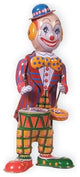 Collectible Tin Toy- Clown With Drums
