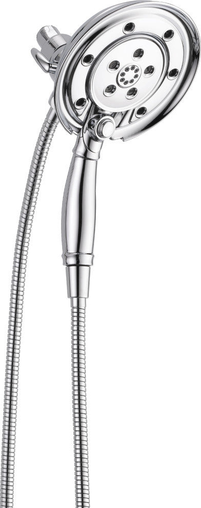 Delta H2Okinetic In2ition 4-Setting 2-in-One Shower, Chrome, 58471-PK