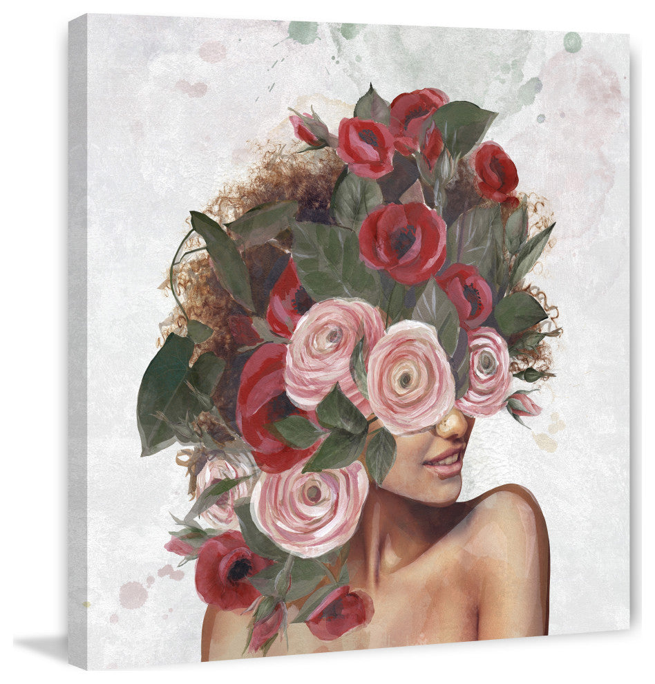 "A Little Bit Sassy" Painting Print on Wrapped Canvas, 12x12
