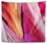 Red Vibrant Brushstrokes Abstract Wall Tapestry, 92"x78"