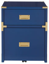 Wellington 2-Drawer File Cabinet, Lapis Blue
