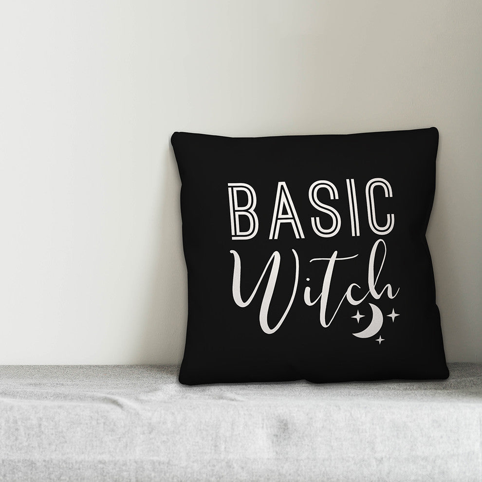 Basic Witch 18"x18" Throw Pillow