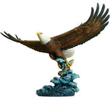 Eagle Catching Fish Sculpture