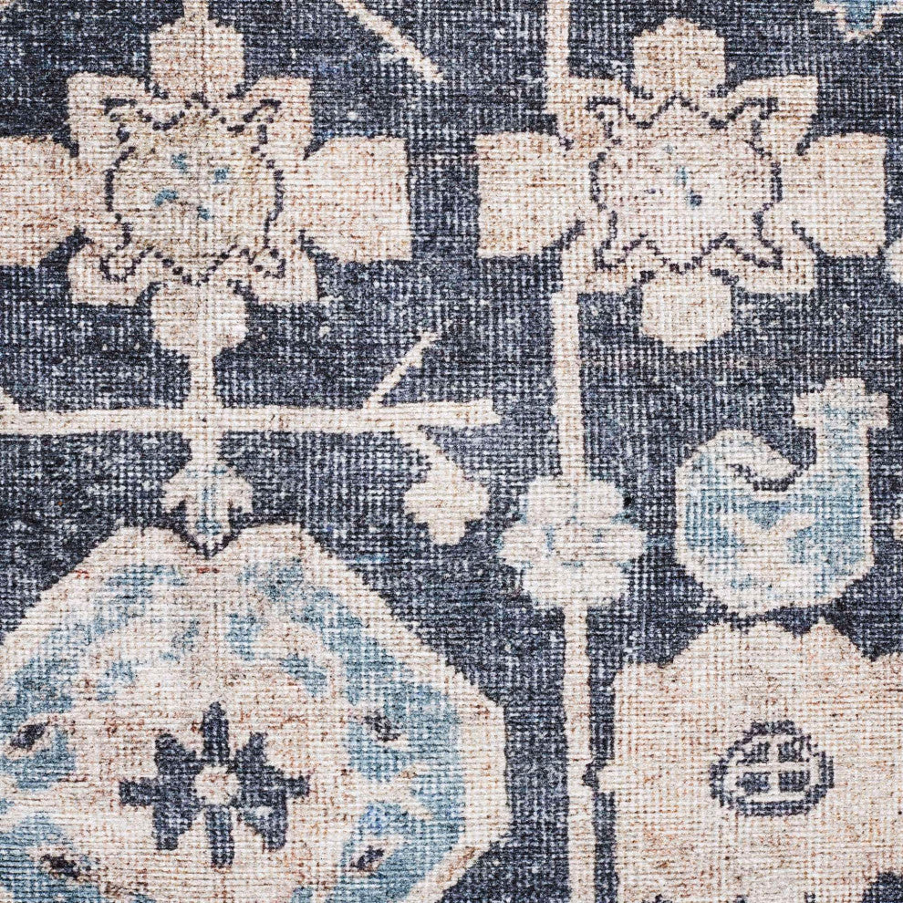 Bergen Area Rug, Navy, 1'10"x2'10"