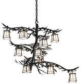 39" Wide Pine Branch Valley View 10 Light Chandelier