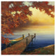 "Autumn Glow III" Digital Paper Print by Julia Purinton, 26"x26"