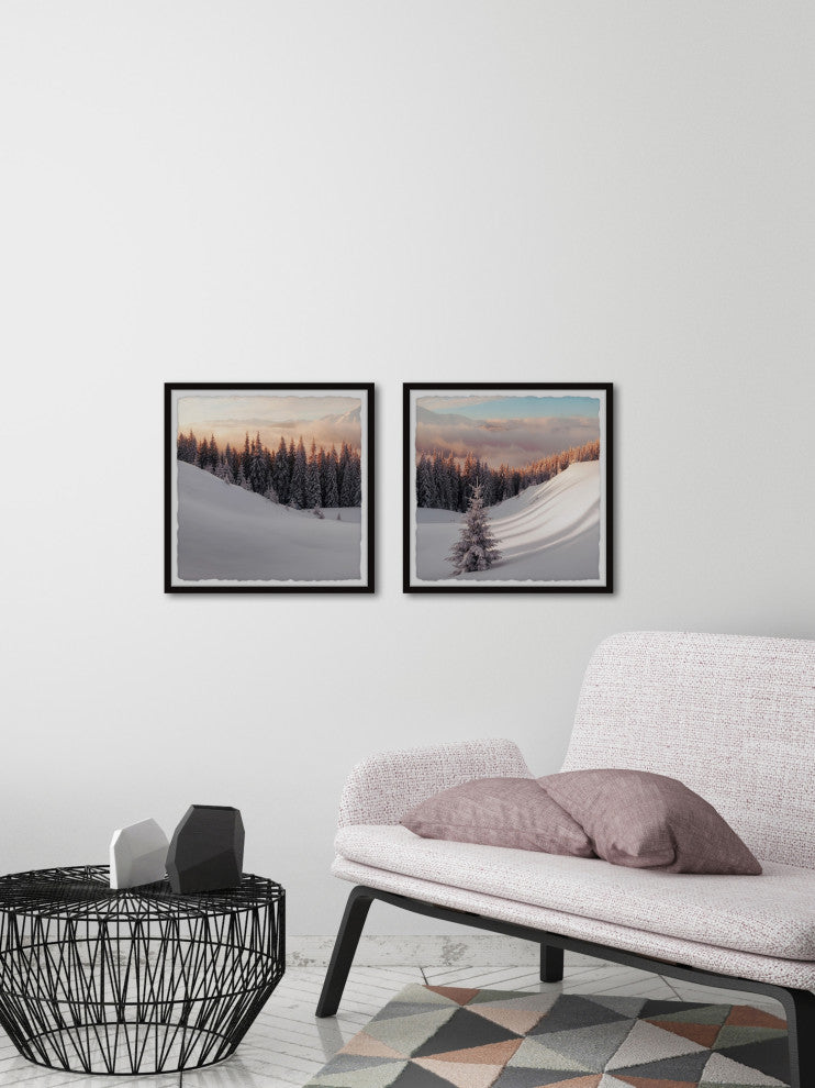 Feeling Frosty Diptych, 2-Piece Set, 18x18 Panels, 18x18