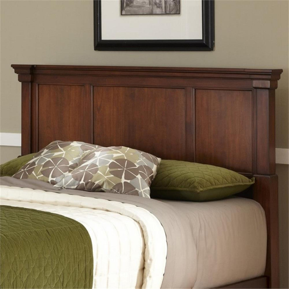 Homestyles Aspen Wood King Headboard in Brown