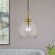 Catania 1 Light Antique Brass Mini Pendant