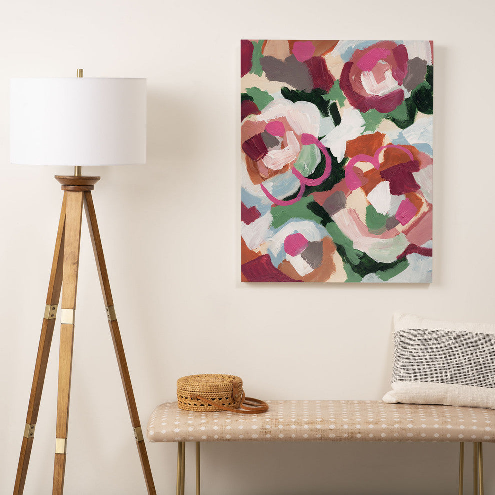 Laura Fedorowicz Poppy Petals Art Canvas