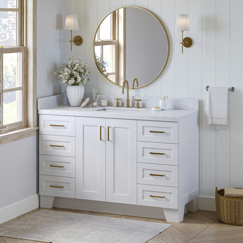 Ariel Taylor 54" Single Rectangular Sink Bathroom Vanity