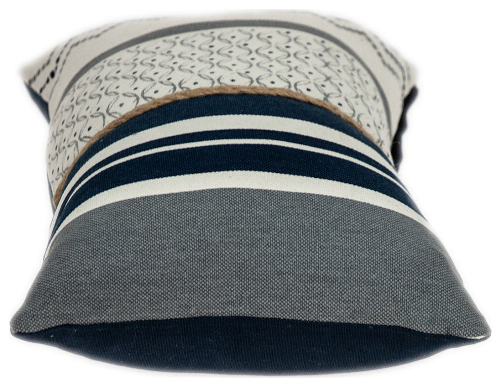 Boho Geo Braid Lumbar Pillow