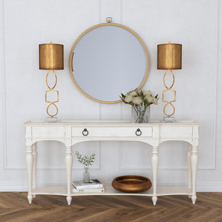 Vivian Table Lamp - Gold Leaf