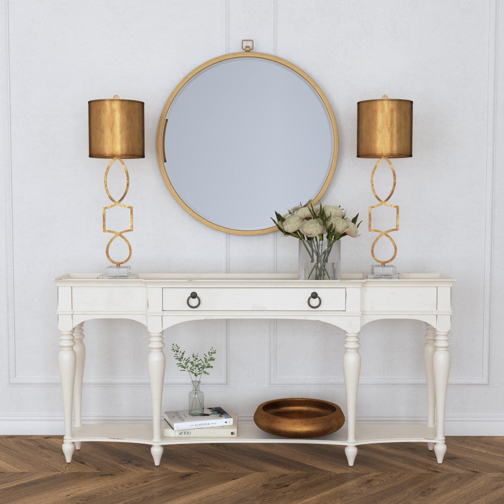 Vivian Table Lamp - Gold Leaf