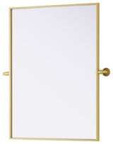 Home Living 24x32 Pivot Mirror, Brass