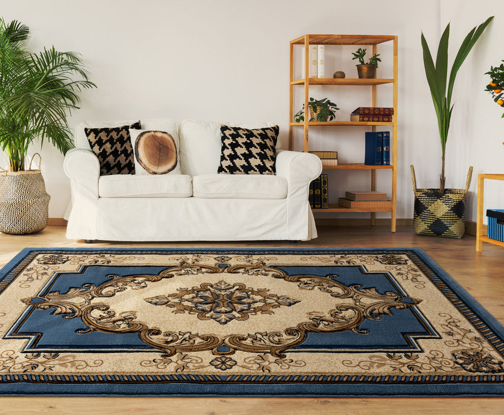 United Weavers Bristol Fallon Blue Area Rug 5'3x7'6