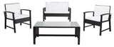 Safavieh Krissy Living Set, Black/White