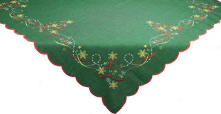 Magical Christmas Collection Christmas Table Topper, 34"x34"