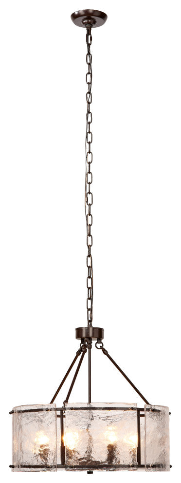 Glenn Large Round Metal Chandelier