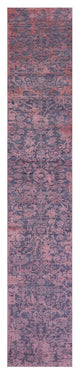Runner Modern Hand-Knotted Wool & Silk Rug 2' 7" X 14' 9" - Q15767