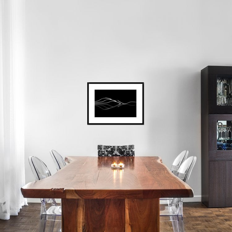 "Outsider" Framed Digital Print by Gert Lavsen, 30x22"