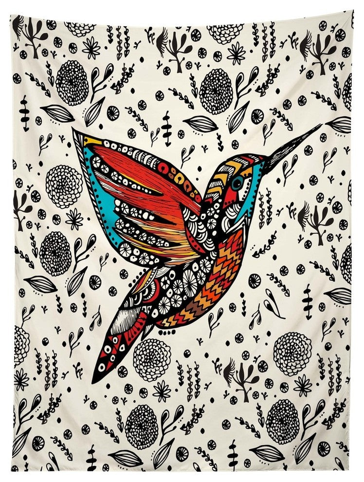 Deny Designs Julia Da Rocha Humming Bird In Paradise Tapestry