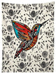 Deny Designs Julia Da Rocha Humming Bird In Paradise Tapestry