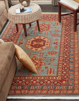 Unique Loom Light Blue Shapur Sahand 2' 2 x 3' 0 Area Rug