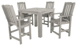 Lehigh 5-Piece Square Counter-Height Dining Set, Harbor Gray